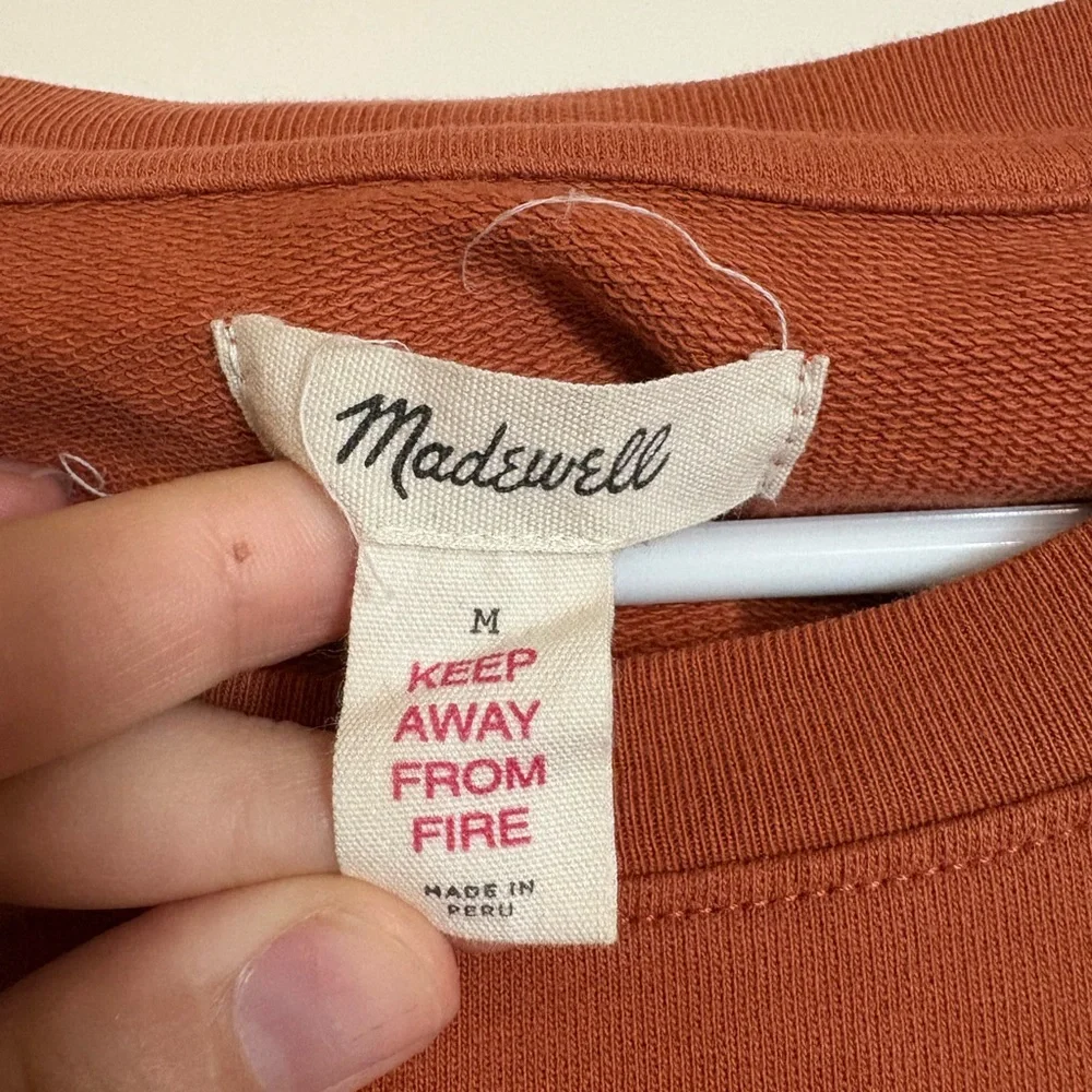 Madewell Terracotta Long Sleeve Tee - Picture 3 of 3